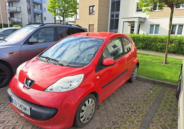 Peugeot 107 cena 5000 przebieg: 152565, rok produkcji 2005 z Gdańsk małe 22